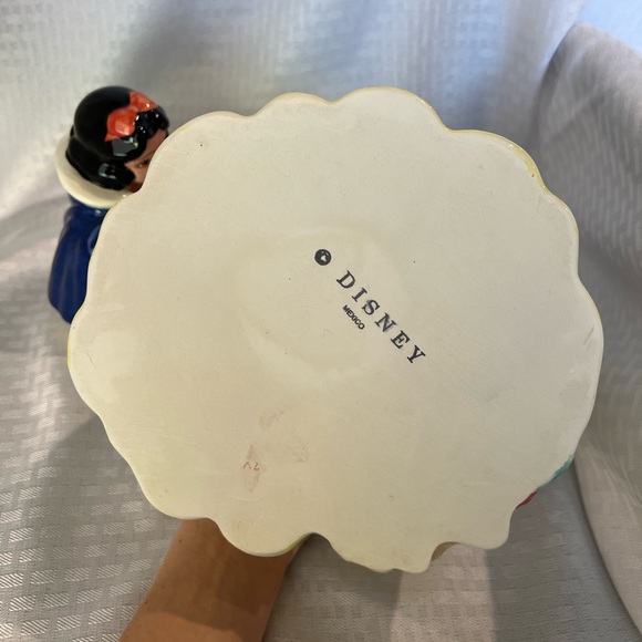 VINTAGE DISNEY SNOW WHITE TREASURE CRAFT 15" NEW COOKIE JAR NIB - Picture 11 of 13